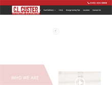Tablet Screenshot of clcuster.com